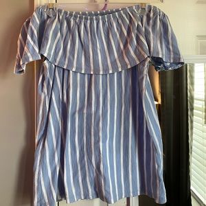 Old Navy off the shoulder blouse.